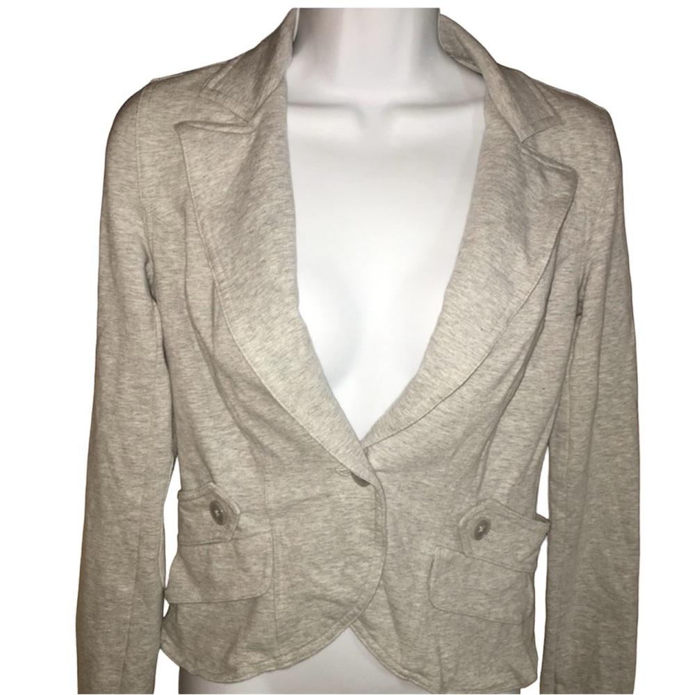 Y2K Princess Vera Wang jacket blazer women’s Sz M grey - Picture 2 of 7